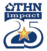 THN Impact 25 Logo for the Texas Homeless Network